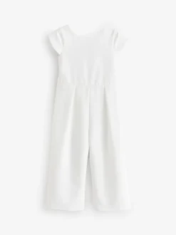 Cream Occasion Jumpsuit (3-16yrs)