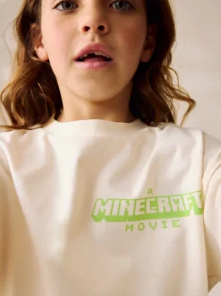 Cream Oversized Graphic Print T-Shirt (3-16yrs)