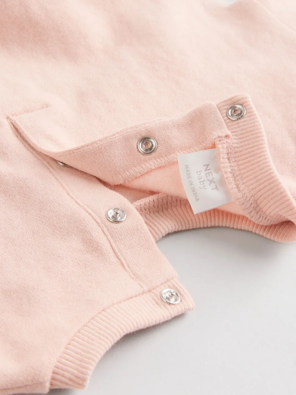 Cream/Pink Baby Sweatshirt & Joggers 6 Piece Set (0mths-2yrs)