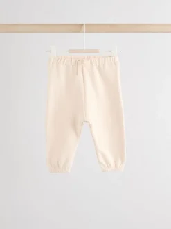 Cream/Pink Baby Sweatshirt & Joggers 6 Piece Set (0mths-2yrs)