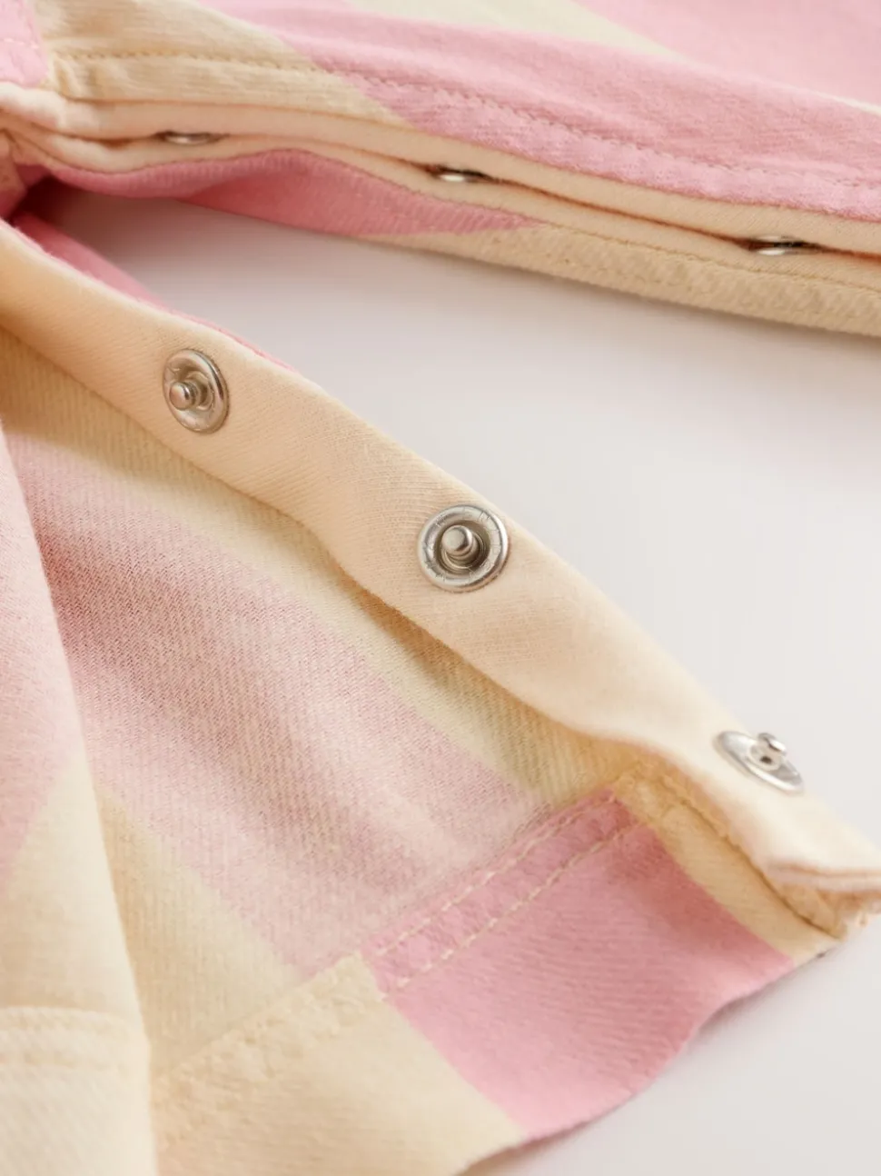 Cream/ Pink Stripe Baby Dungarees and Bodysuit Set 2 Piece (0mths-3yrs)
