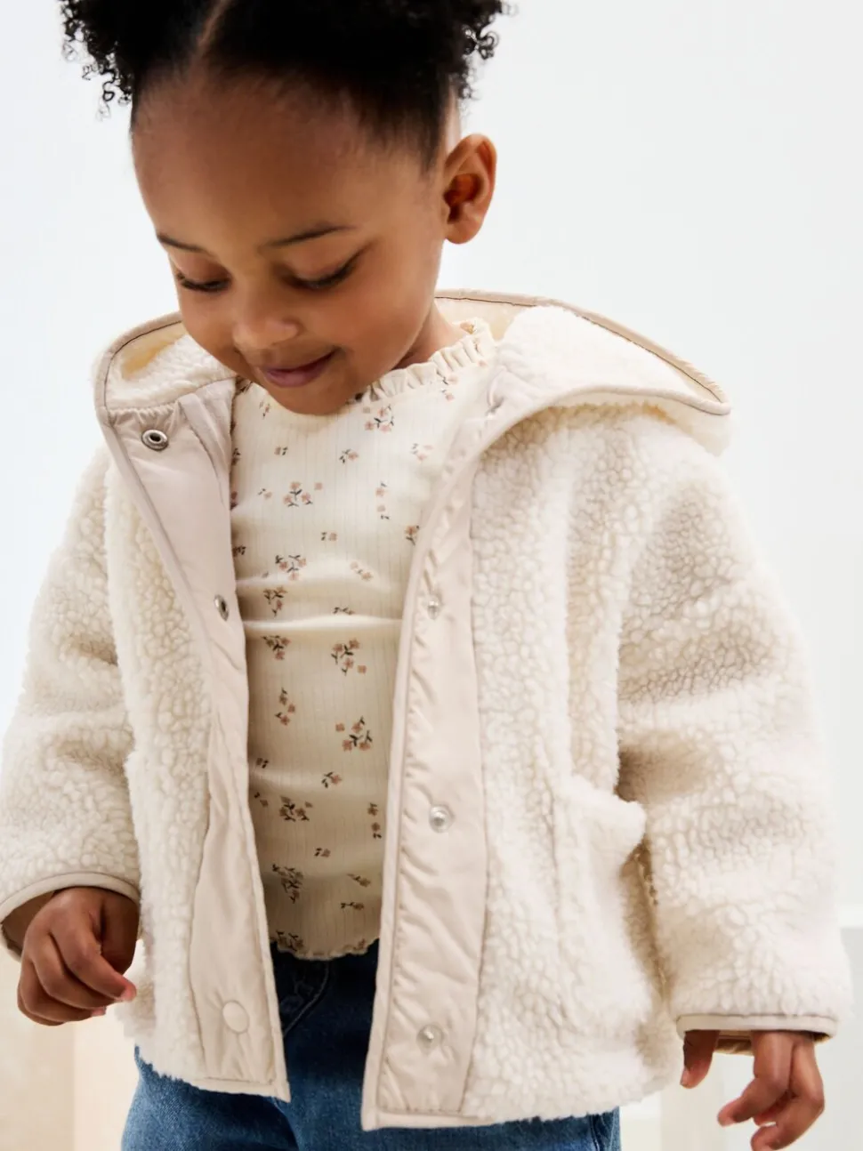 Cream Popper Fleece (3mths-7yrs)