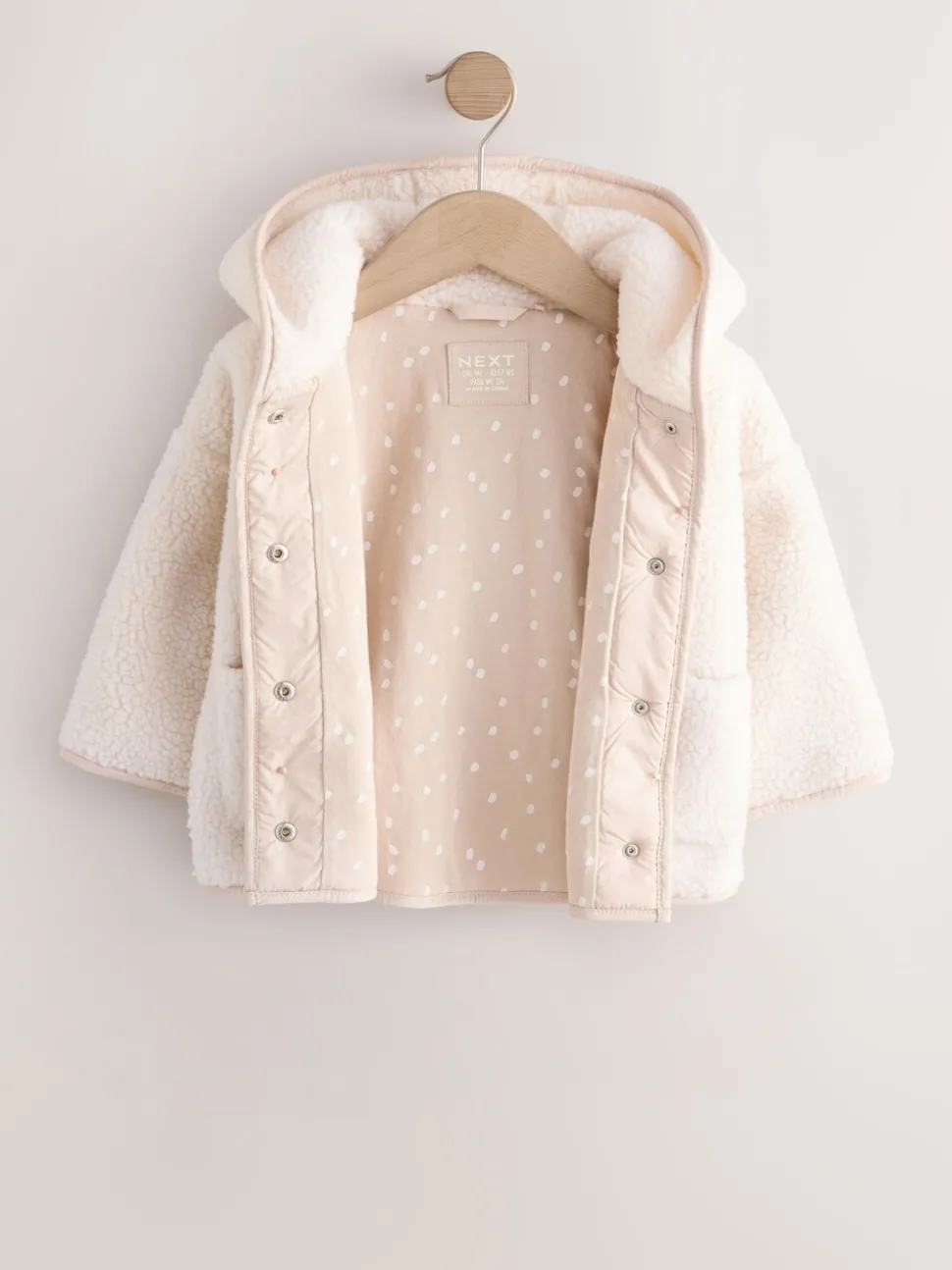 Cream Popper Fleece (3mths-7yrs)