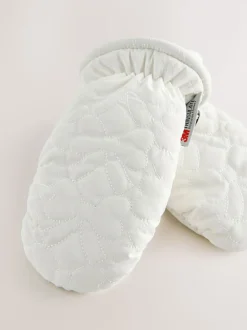 Cream Ski Mittens (3mths-6yrs)