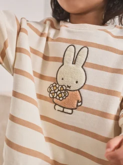 Cream Stripe Miffy Sweatshirt & Leggings Set (3mths-7yrs)