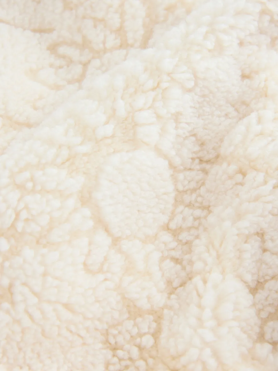 Cream Sunflower Borg Jacket (3-16yrs)