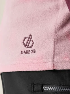 Dare 2b Pink Zesty Quarter Zip Hi Pile Fleece