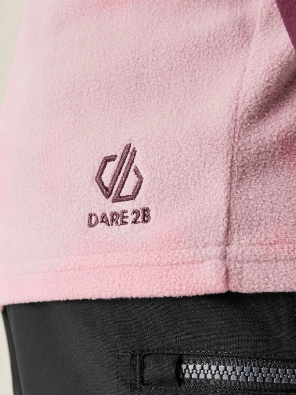 Dare 2b Pink Zesty Quarter Zip Hi Pile Fleece