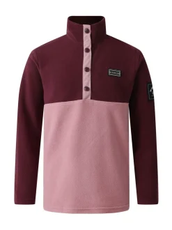 Dare 2b Pink Zesty Quarter Zip Hi Pile Fleece
