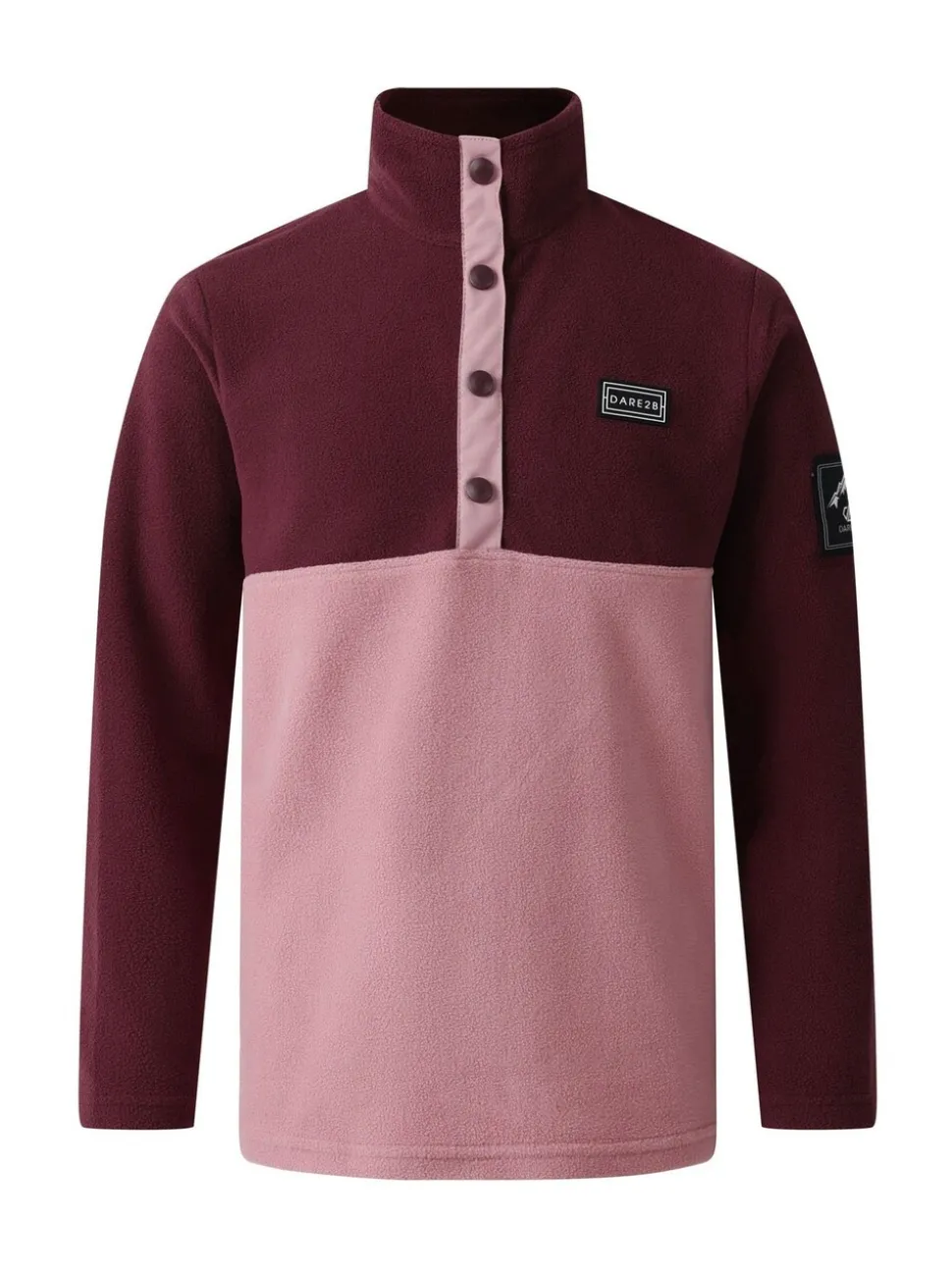 Dare 2b Pink Zesty Quarter Zip Hi Pile Fleece