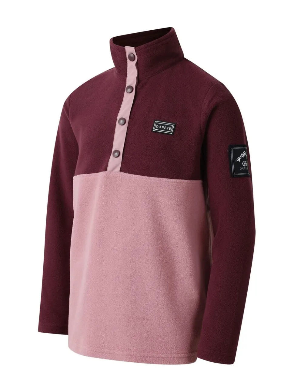 Dare 2b Pink Zesty Quarter Zip Hi Pile Fleece