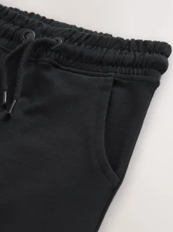 Dark Black Longer Length Skinny Fit Joggers (3-16yrs)
