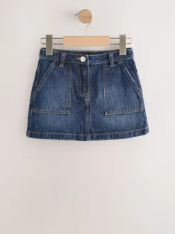 Dark Blue Denim Skirt (3-16yrs)