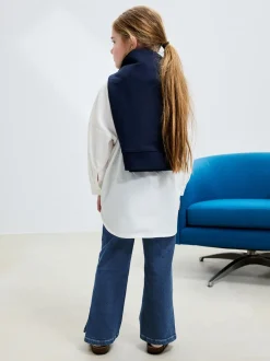 Dark Blue Flare Jeans (3-16yrs)