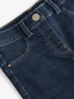 Dark Blue Long Length Stretch Jeggings (3-16yrs)