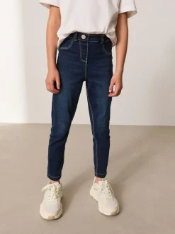 Dark Blue Regular Length Stretch Jeggings (3-16yrs)