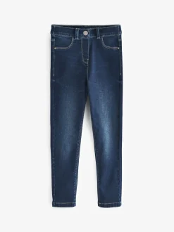 Dark Blue Regular Length Stretch Jeggings (3-16yrs)