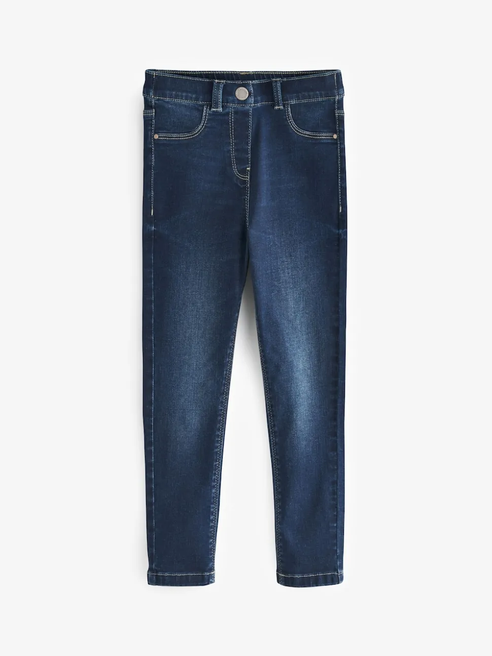 Dark Blue Regular Length Stretch Jeggings (3-16yrs)