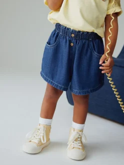 Dark Wash Soft Denim Shorts (3mths-10yrs)
