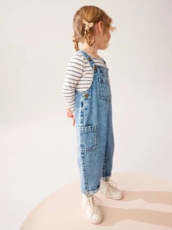 Denim 100% Cotton Dungarees (3mths-7yrs)