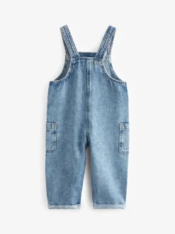Denim 100% Cotton Dungarees (3mths-7yrs)