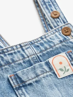 Denim 100% Cotton Dungarees (3mths-7yrs)