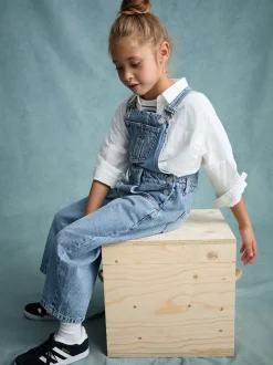 Denim Barrel 100% Cotton Dungarees (3-16yrs)