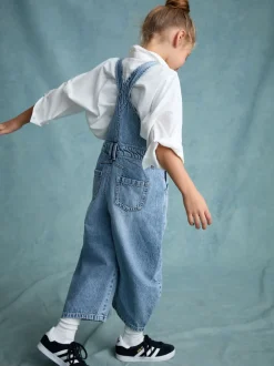 Denim Barrel 100% Cotton Dungarees (3-16yrs)