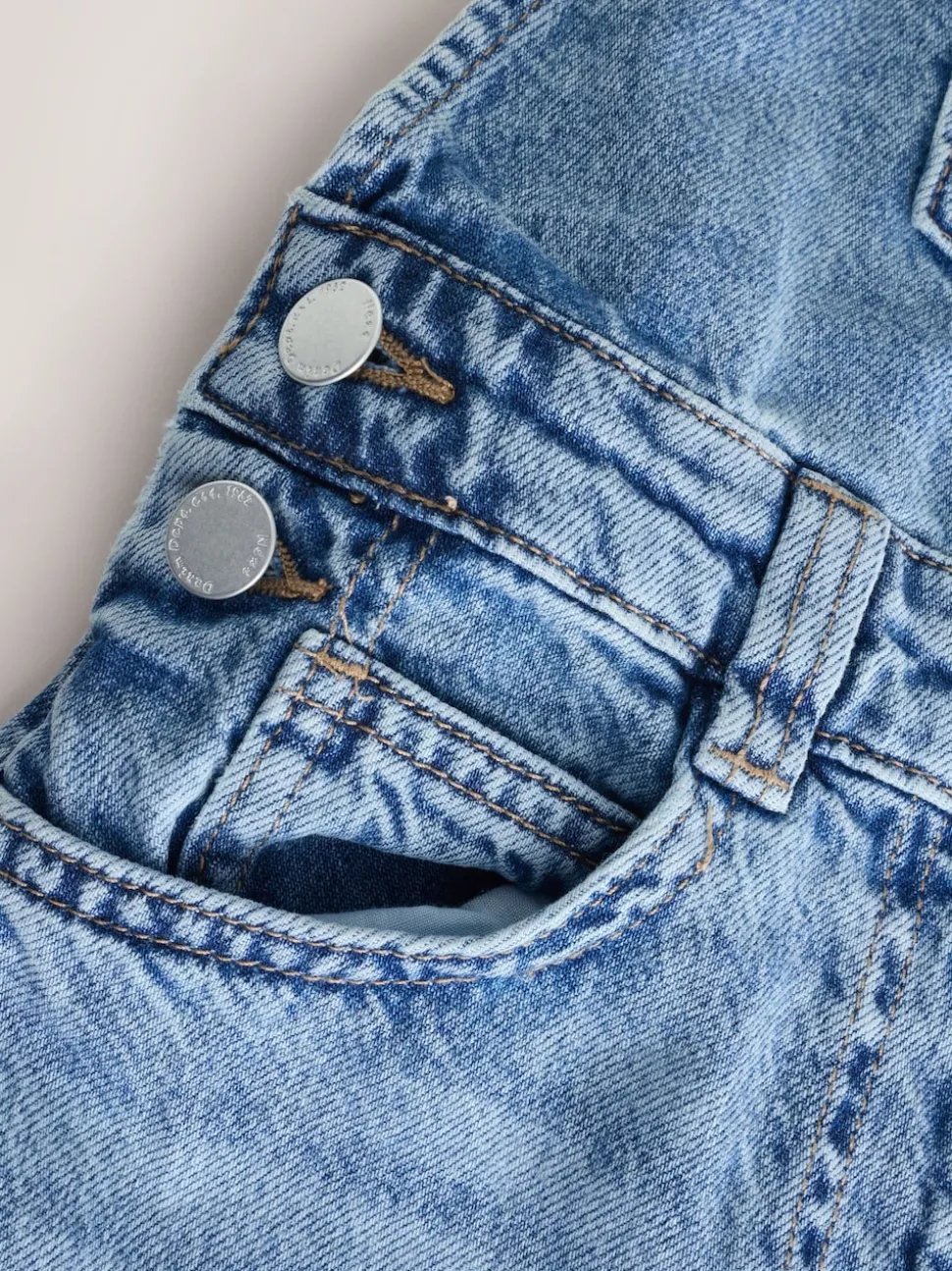 Denim Barrel 100% Cotton Dungarees (3-16yrs)