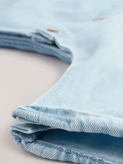 Denim Blue Dungaree and Bodysuit Baby Set (0mths-2yrs)