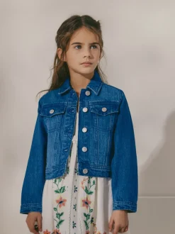 Denim Bright Blue Western Jacket (3-16yrs)