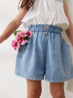 Denim Button Shorts (3mths-7yrs)