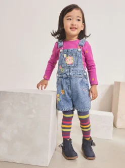 Denim Cosmic Dungarees Set (3mths-7yrs)