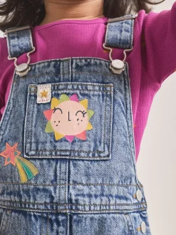 Denim Cosmic Dungarees Set (3mths-7yrs)