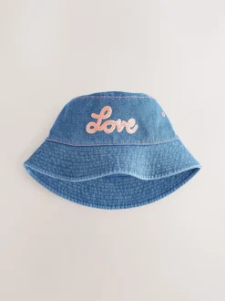 Denim Dark Wash Bucket Hat (3mths-16yrs)