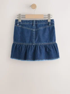 Denim Dark Wash Cotton Skirt (3-16yrs)