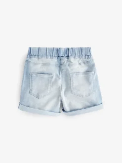 Denim Dark Wash 2 Pack Elasticated Waist Shorts (3mths-10yrs)