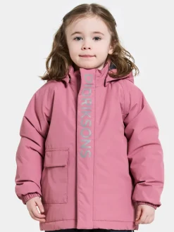 Didriksons Pink Talvi Kids Waterproof Coat