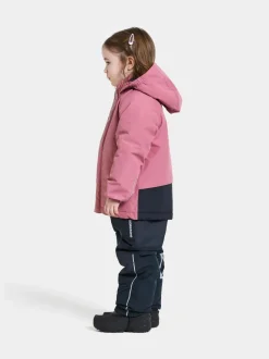Didriksons Pink Talvi Kids Waterproof Coat