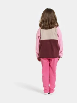 Didriksons Red Monte Kids Half-Button Fleece