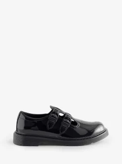 Dr. Martens Black 8065 Mono Y Patent Lamper Shoes