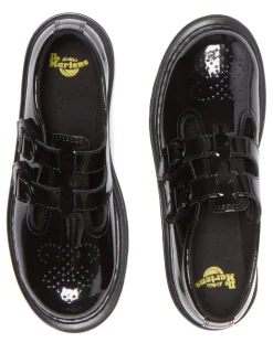 Dr. Martens Black 8065 Mono Y Patent Lamper Shoes