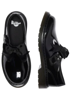 Dr. Martens Black Polley II Bow Y Patent Lamper Shoes