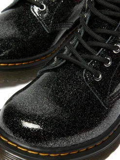 Dr. Martens Black 1460 J Nebula Glitter Shoes