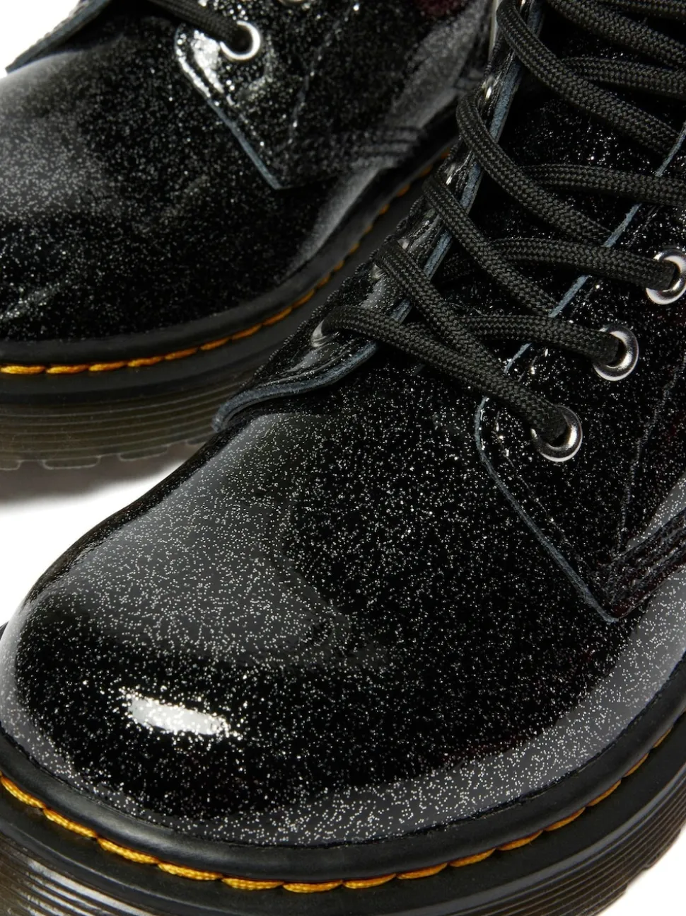 Dr. Martens Black 1460 J Nebula Glitter Shoes
