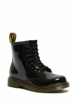 Dr. Martens Black 1460 J Patent Lamper Shoes