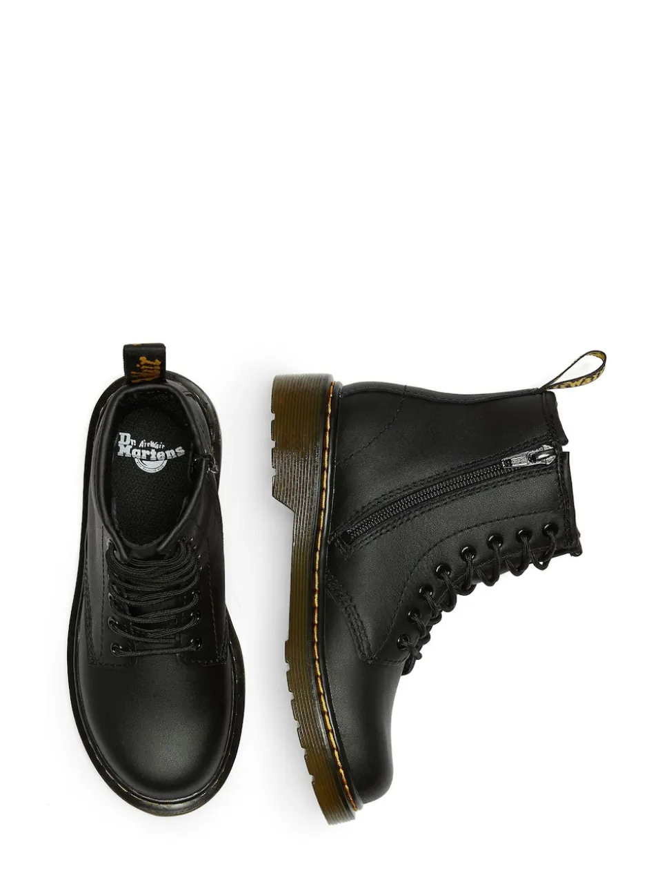 Dr. Martens Black Junior 1460 Softy T Lace-Up Leather Boots