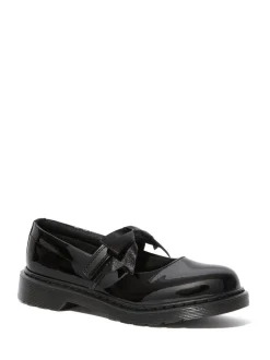 Dr. Martens Black Maccy Ii T Patent Lamper Shoes