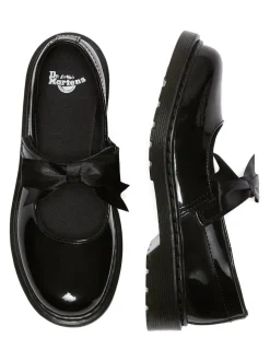 Dr. Martens Black Maccy Ii T Patent Lamper Shoes