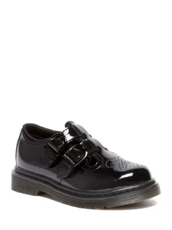 Dr. Martens Black 8065 Mono T Patent Lamper Shoes